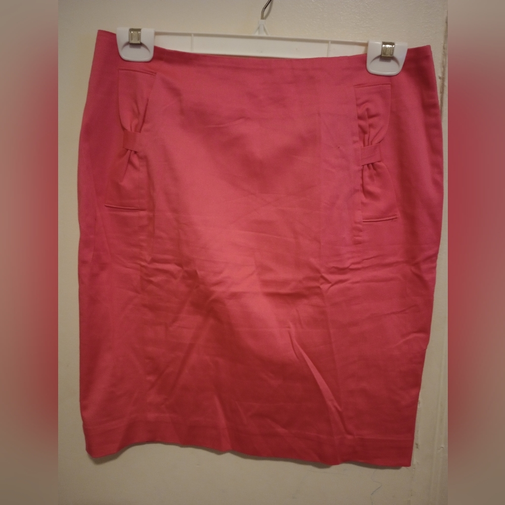 Pink Casual Skirt